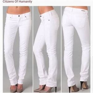 CITIZENS of Humanity White Jeans